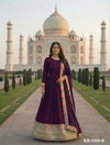KB 3308 Faux Georgette Gown With Dupatta Wholesale Suppliers In India